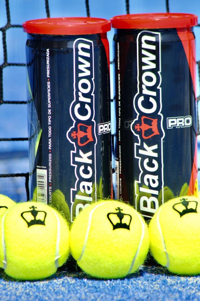 Bote de 3 pelotas de pádel Black Crown One - BlackCrown