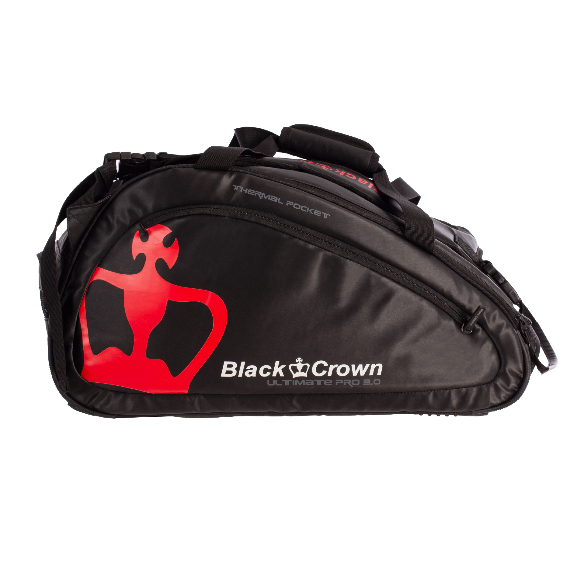 Paletero Black Crown Ultimate Pro 2.0 negro-rojo - BlackCrown