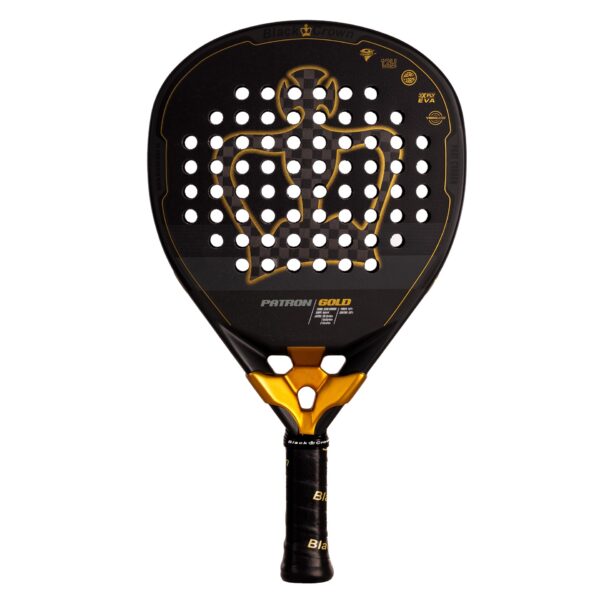 Pala Pádel Black Crown Patron Gold