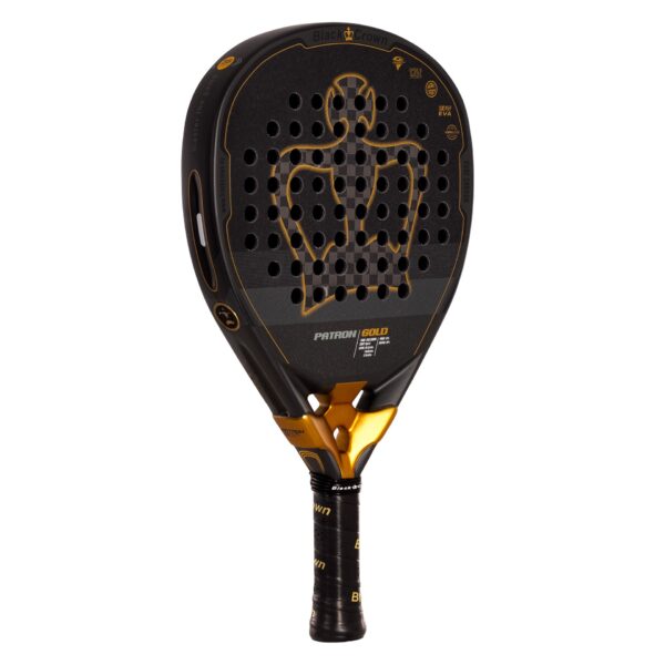 Pala Pádel Black Crown Patron Gold - Imagen 2