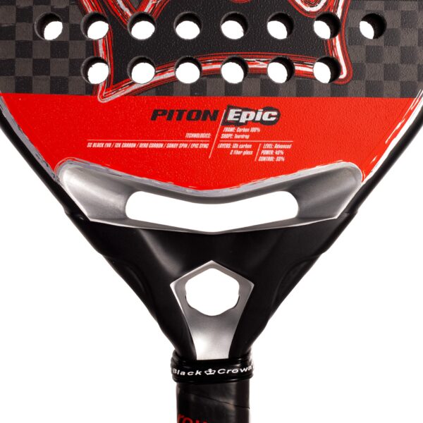 Pala Pádel Black Crown Piton Epic - Imagen 4