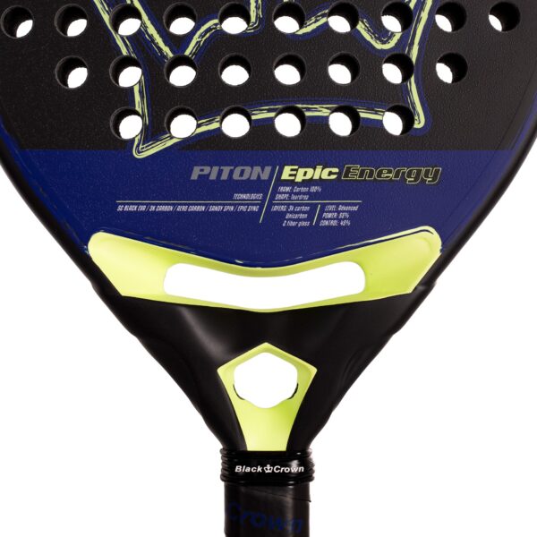 Pala Pádel Black Crown Piton Epic Energy - Imagen 7