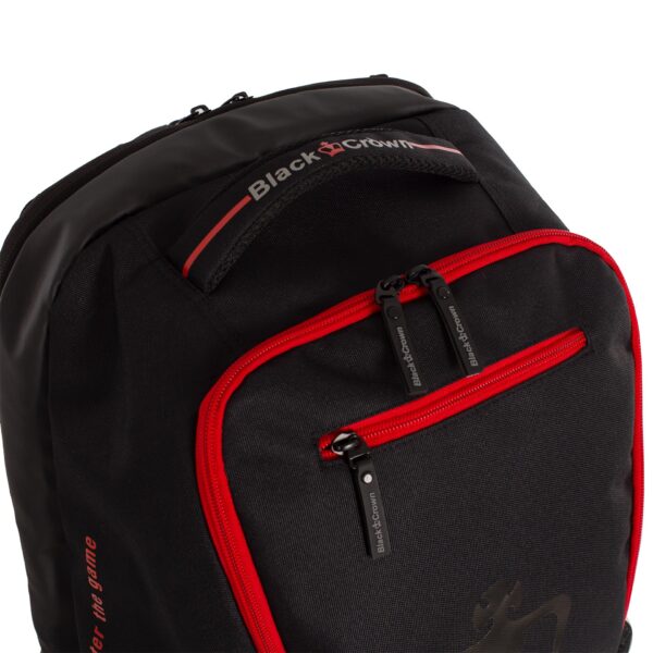 Mochila Black Crown Raptor Red - Imagen 2