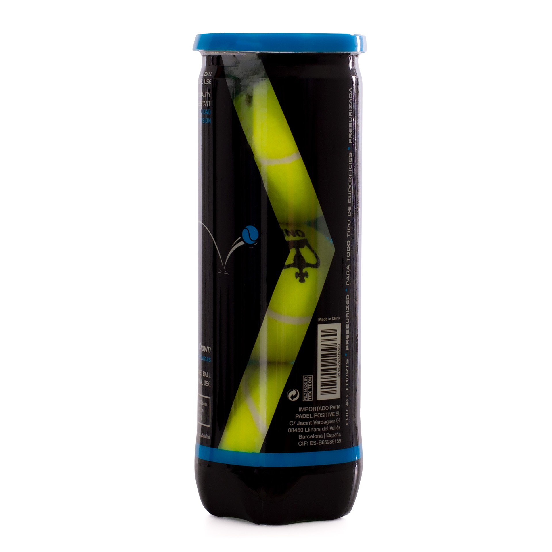 Caja 24 Botes De 3 Pelotas Padel Black Crown One - Imagen 5