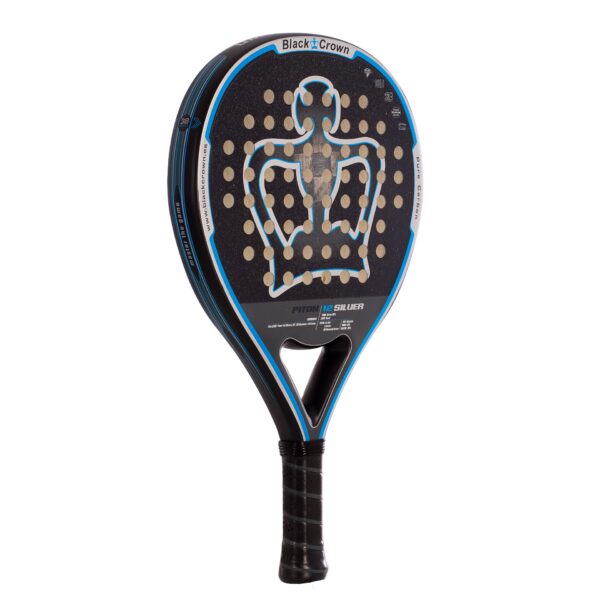 Pala Pádel Black Crown Piton 12 Silver - Imagen 4