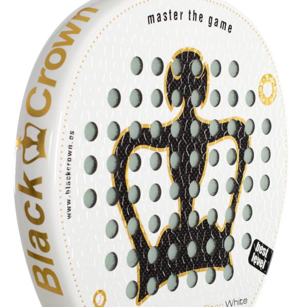 Pala Pádel Black Crown Piton White - Imagen 6