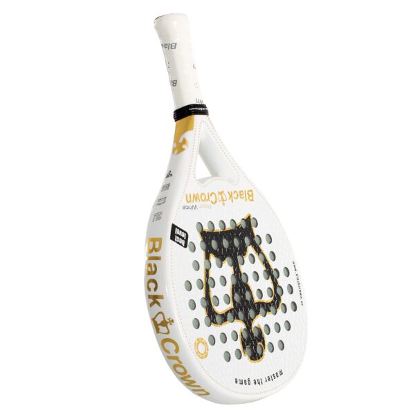 Pala Pádel Black Crown Piton White - Imagen 7