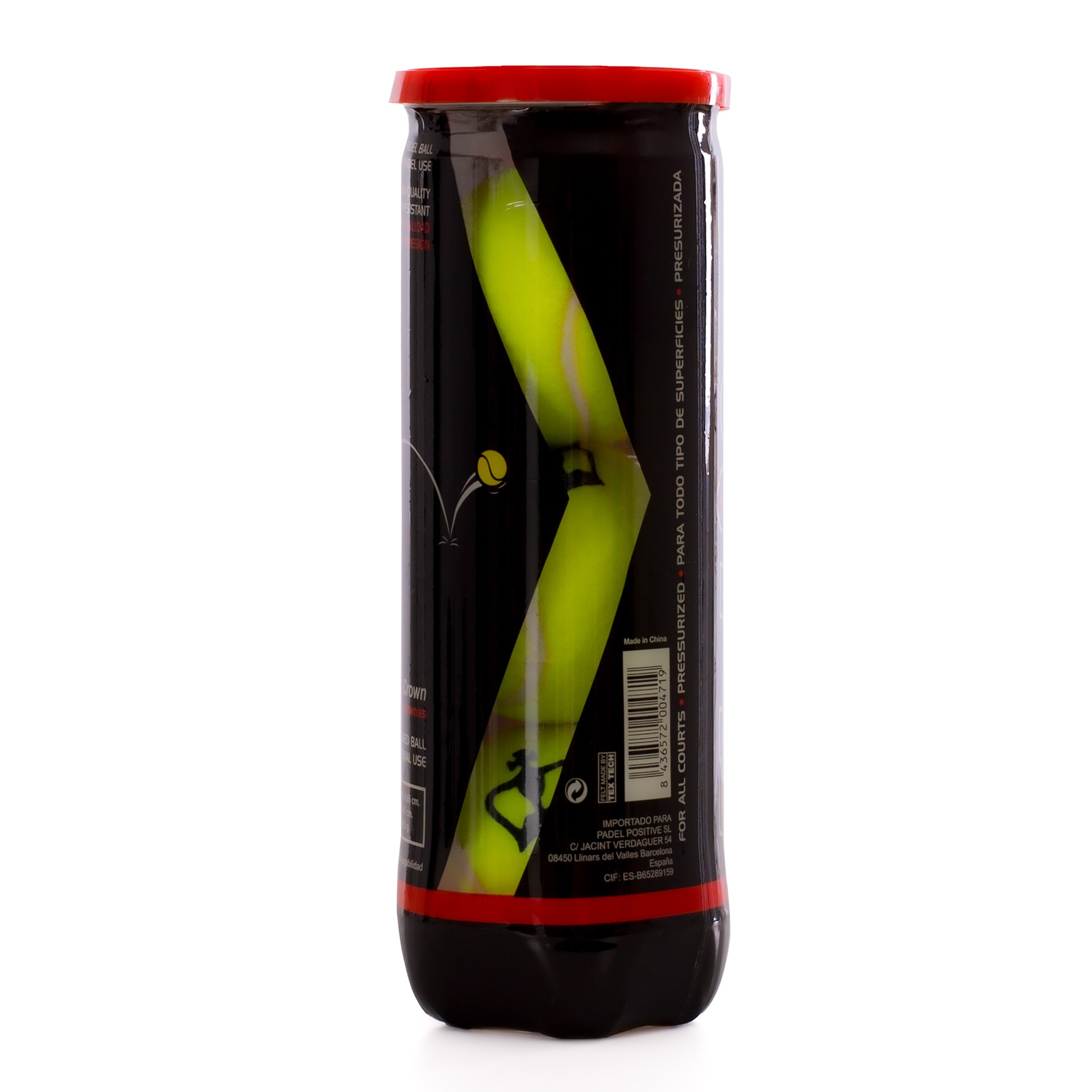 Bote 3 Pelotas Pádel Black Crown Pro - Imagen 5
