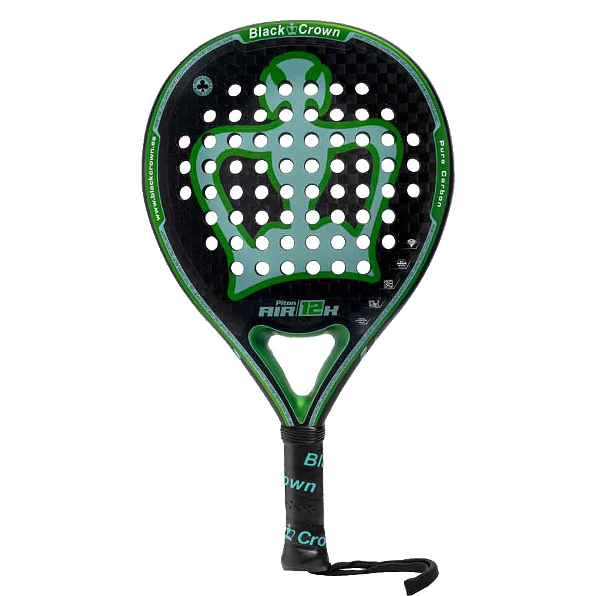 Pala De Pádel Black Crown Piton Air 12K - Imagen 2