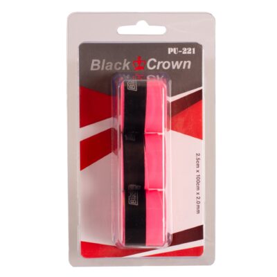 blister 3 overgrips black crown perforados