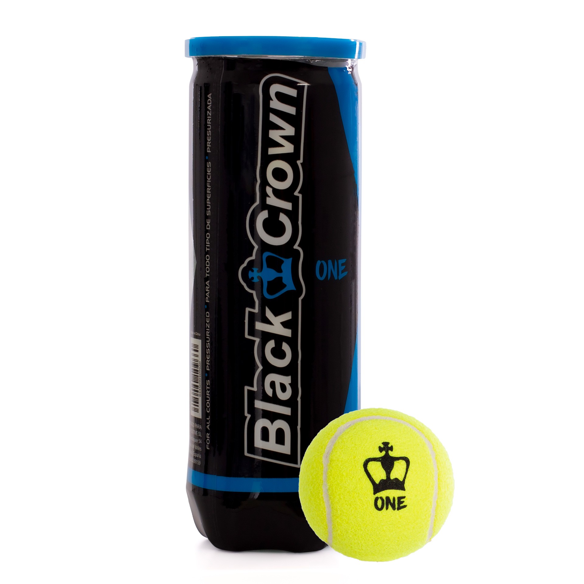 Bote De 3 Pelotas De Pádel Black Crown One - Imagen 5