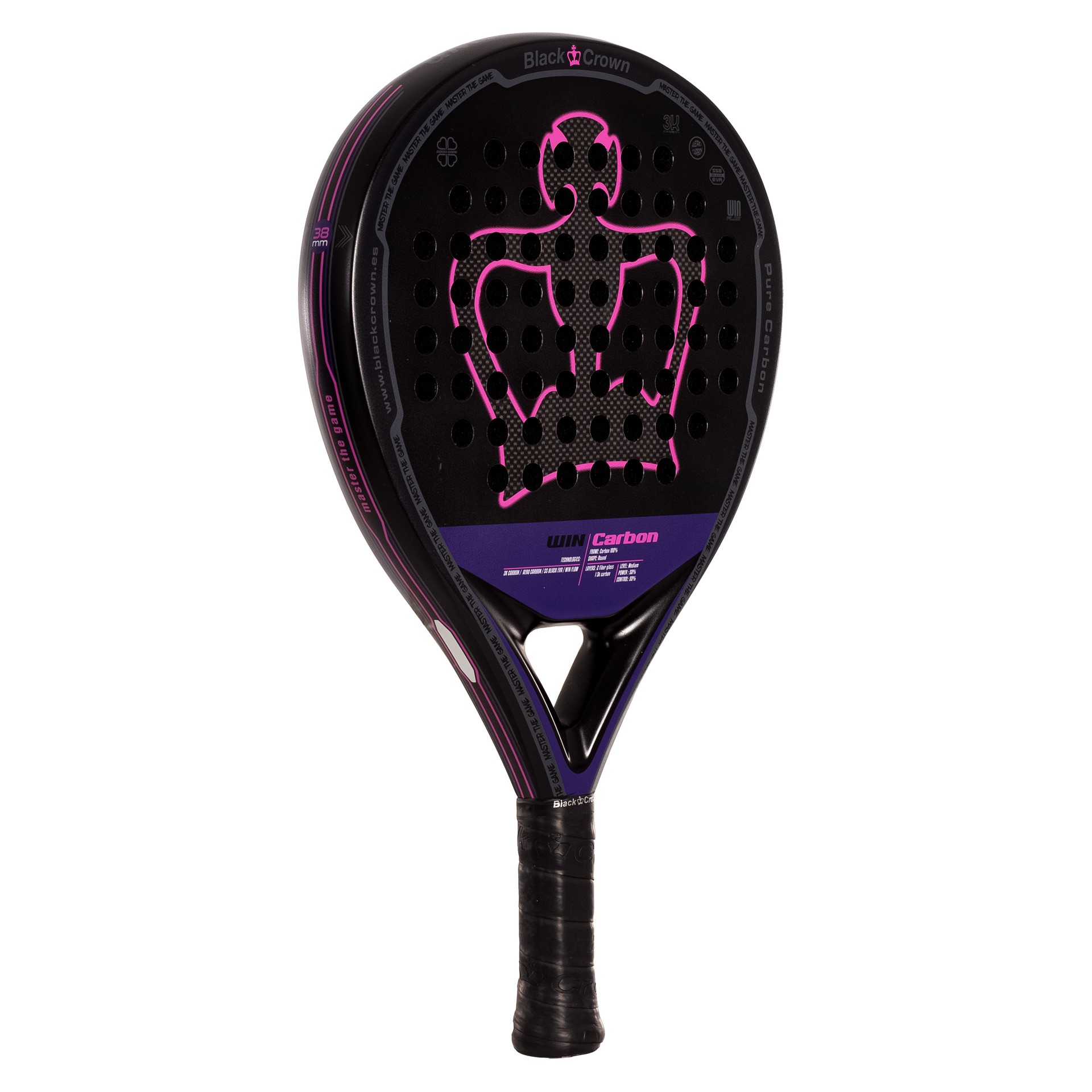 Pala De Pádel Black Crown Win Carbon - Imagen 6