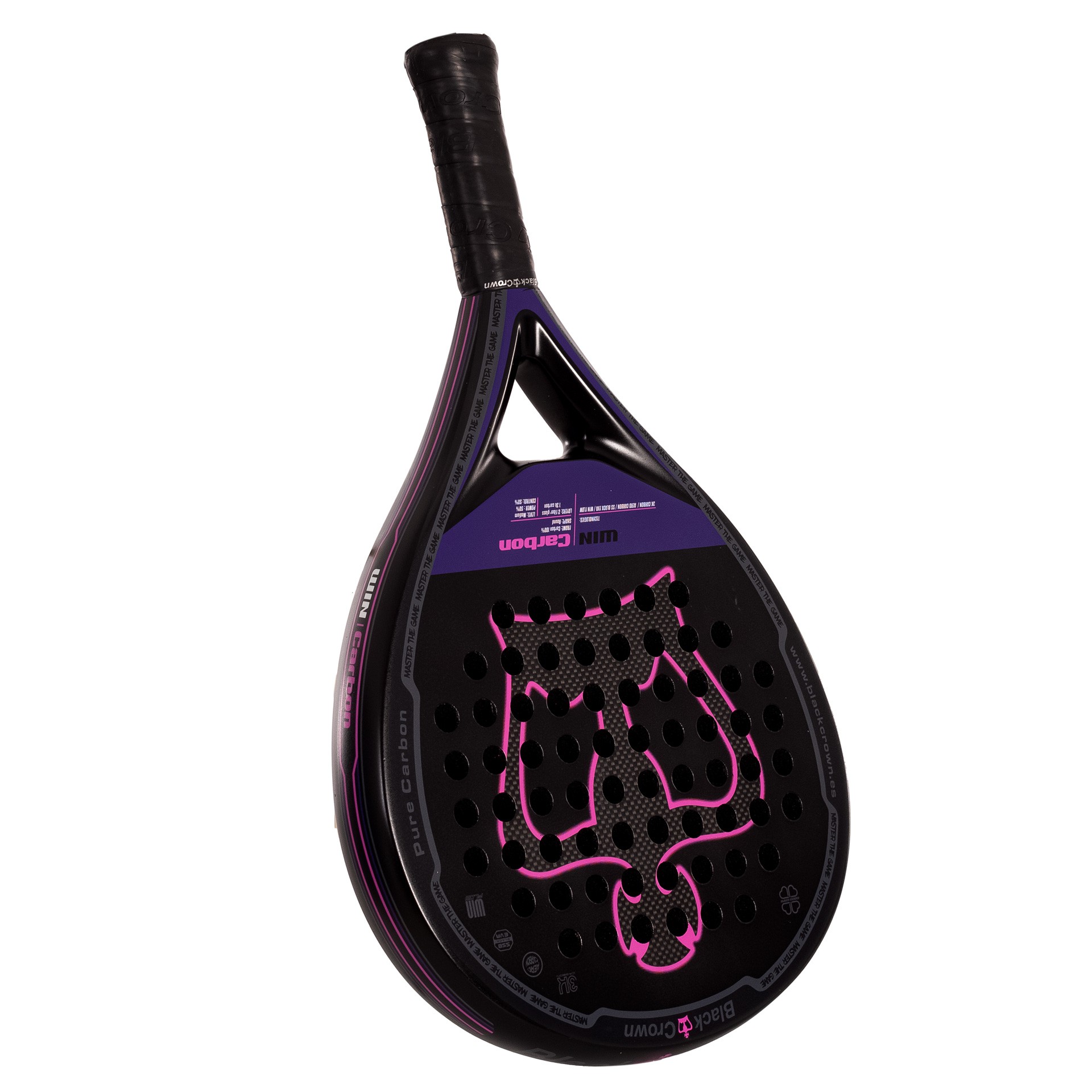 Pala De Pádel Black Crown Win Carbon - Imagen 7