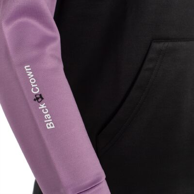 sudadera black crown merida rosa negro 4