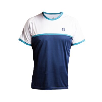 camiseta black crown ares azul blanco