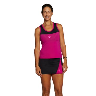 camiseta black crown galicia mujer morado 2
