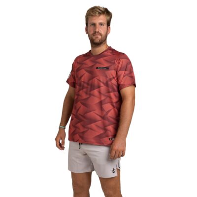 camiseta pádel black crown hidra hombre coral 1