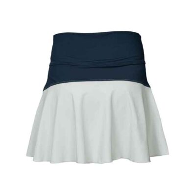 falda black crown lecce azul