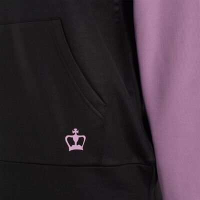 sudadera black crown merida rosa negro 2