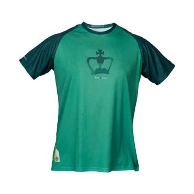 camiseta black crown ashica azul verde