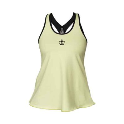 camiseta de pádel black crown monopoli mujer lima negro