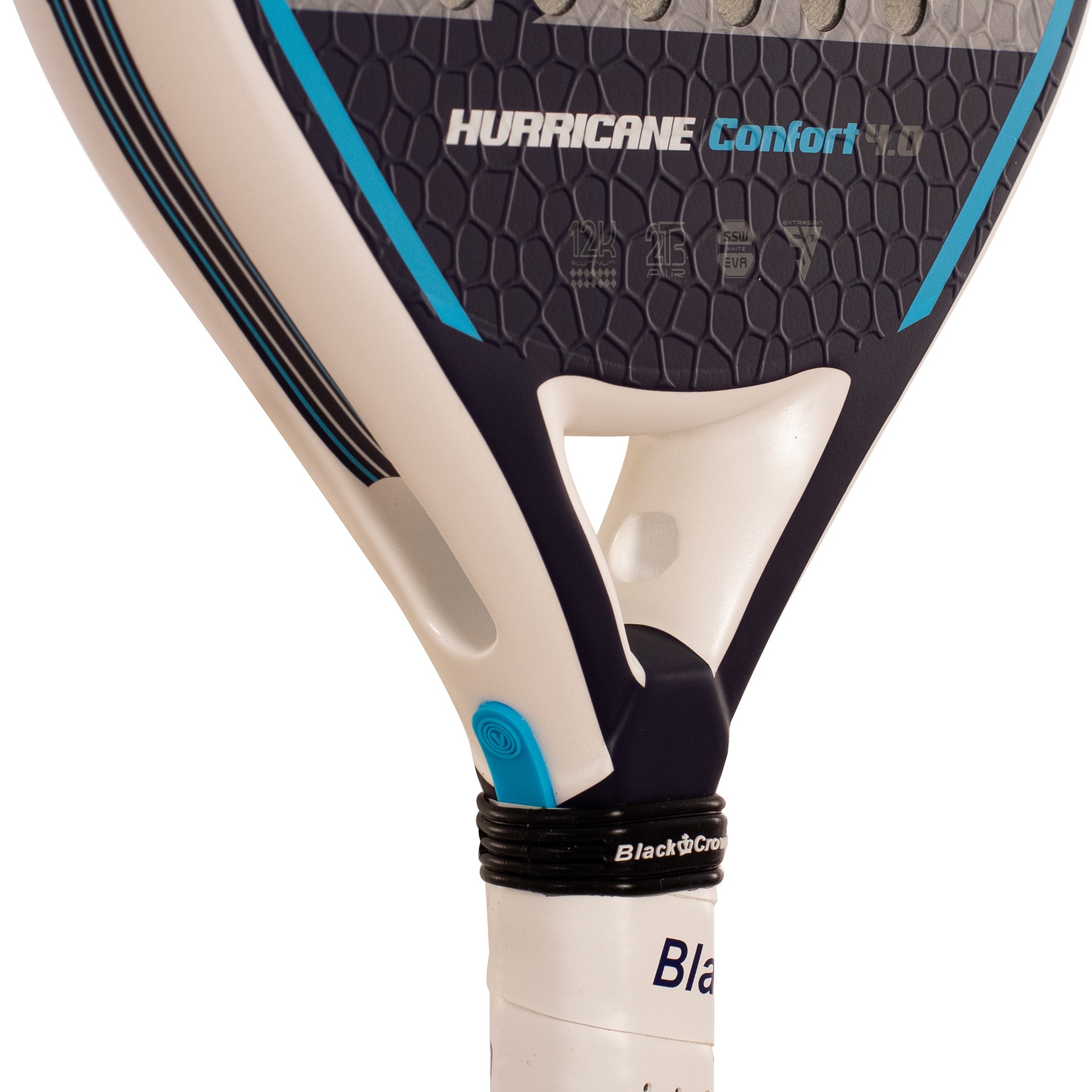 Pala Pádel Black Crown Hurricane Comfort 4.0 - Imagen 2