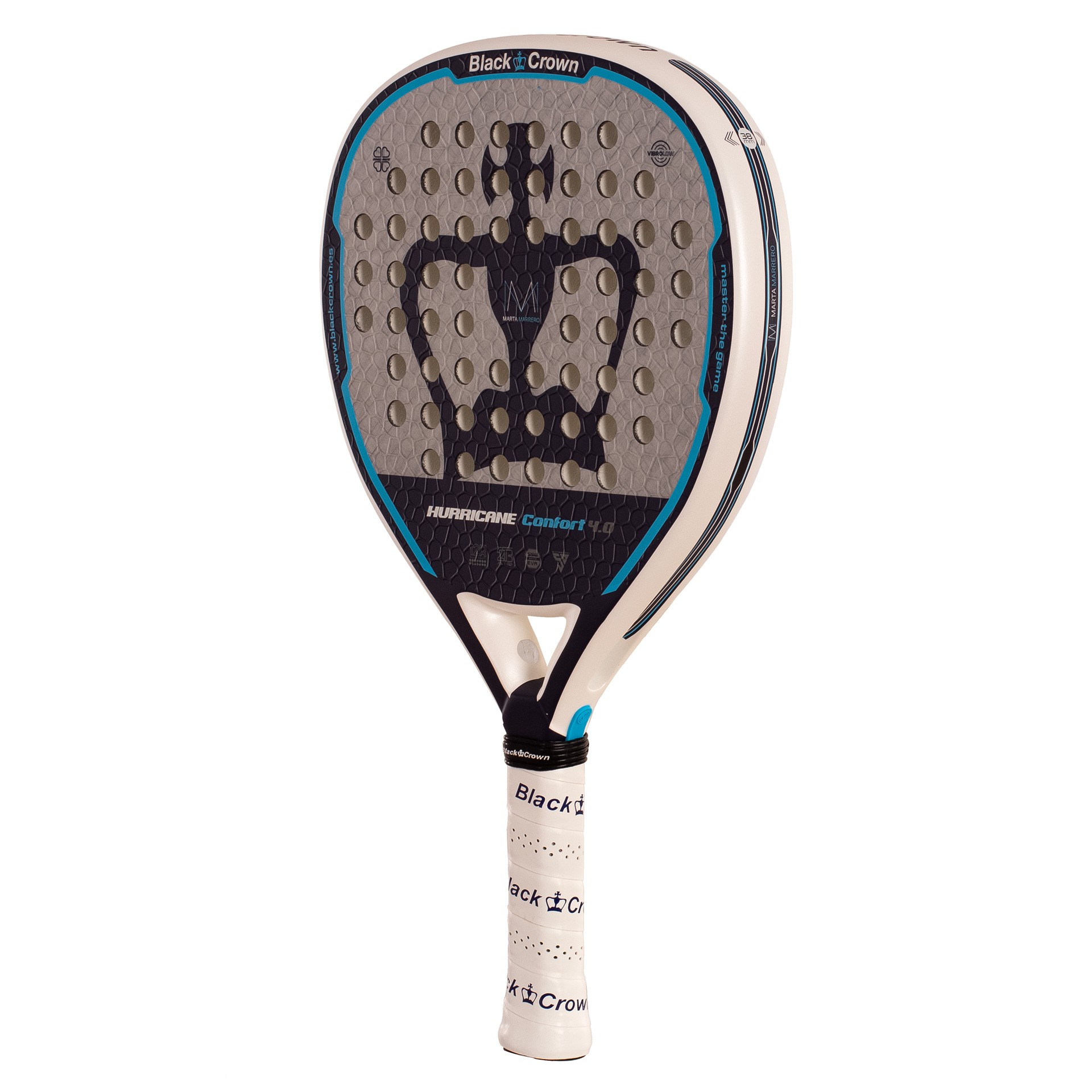 Pala Pádel Black Crown Hurricane Comfort 4.0 - Imagen 3