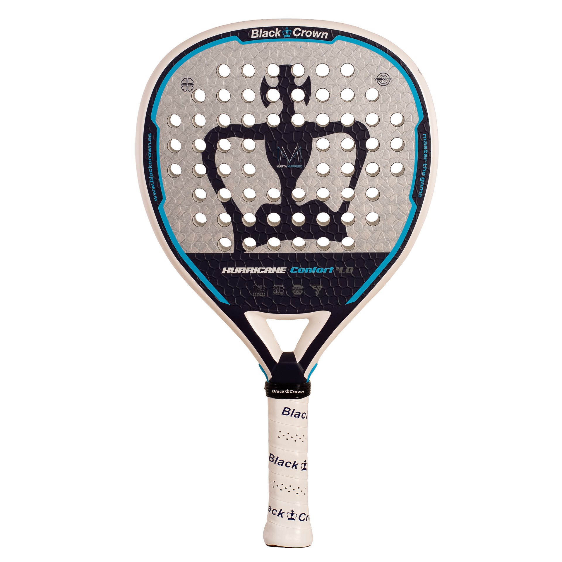 Pala Pádel Black Crown Hurricane Comfort 4.0 - Imagen 6