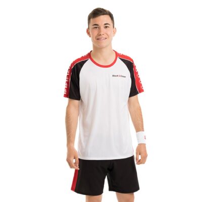 camiseta black crown turku rojo blanco