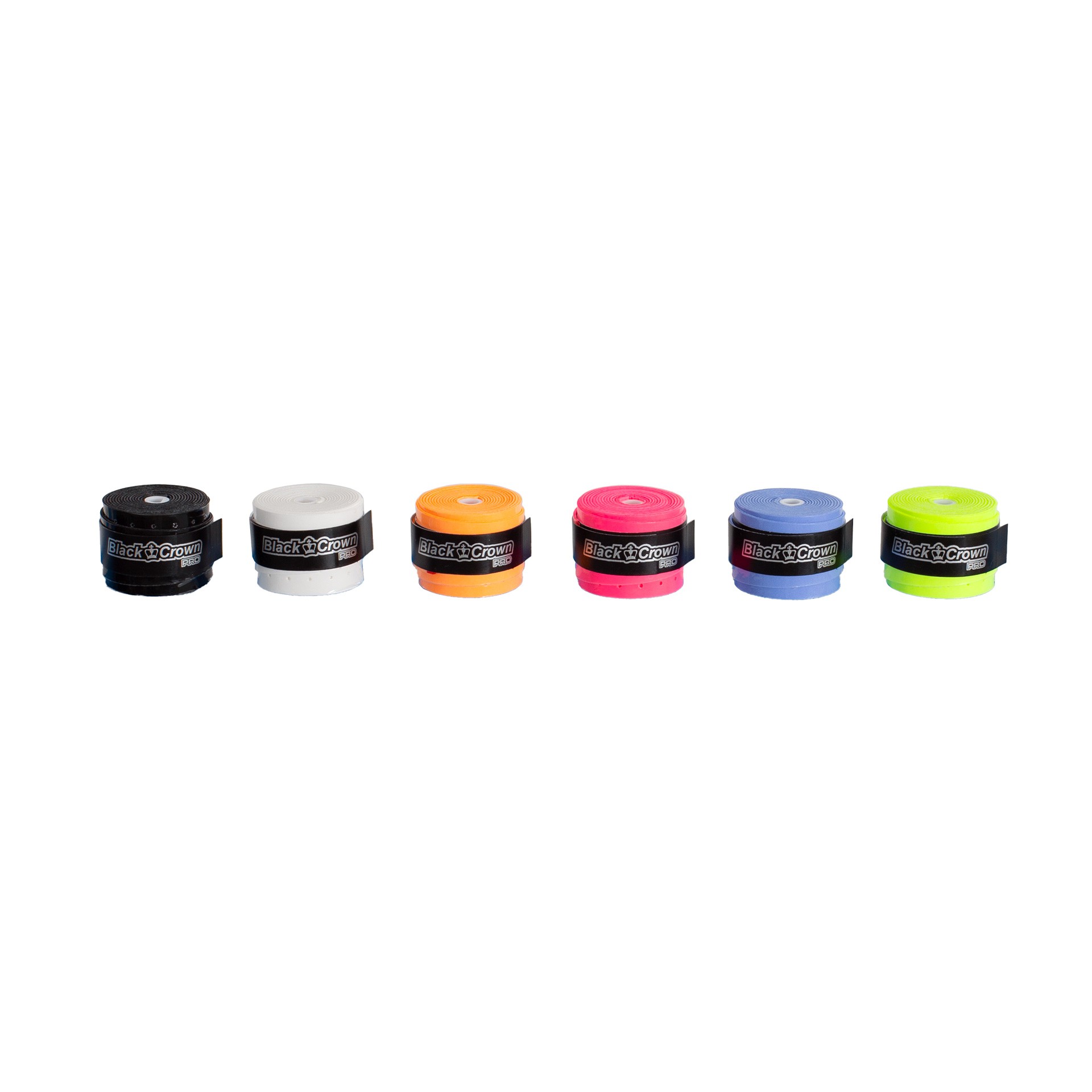 Tarro 60 Overgrips Black Crown Perforados Multicolor - Imagen 6