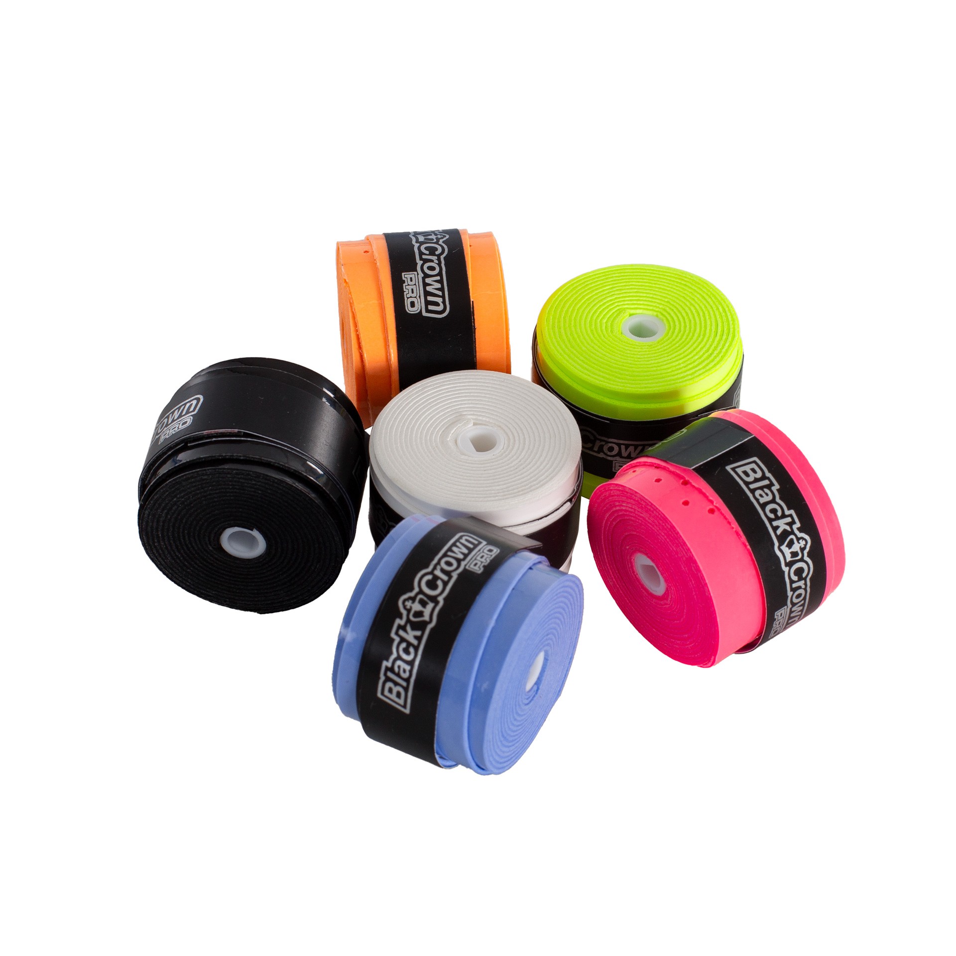 Tarro 60 Overgrips Black Crown Perforados Multicolor - Imagen 9
